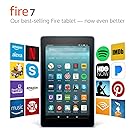 Fire 7 Tablet with Alexa, 7" Display, 8 GB, Marine Blue - with Special Offers