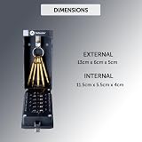 Defender Push Button Key Safe Outdoor Wall Mounted Lock Box with Free Fixing Kit view 3