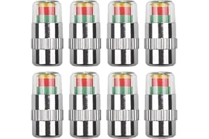 Color Tire Pressure Alert Caps, 2.4Bar 36PSI Tire Pressure Monitoring Caps, Car TirePressure Monitor Valve Stem Caps Sensor I