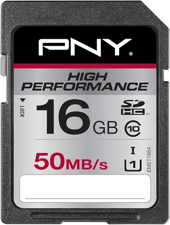 PNY 16GB Class 10 High Performance SD/SDHC Memory Card Amazon.co.uk Computers & Accessories