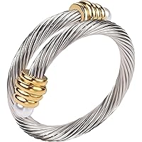 Amazon.com: Chukiyard Twisted Cable Wire Rings for Women