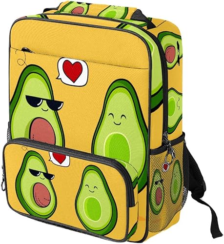 Amazon Co Jp Mystage バックパック マザーズバッグ 面白い アボカド リュック レディース リュックサック メンズ 学生 大人 通学 通勤 旅行 おしゃれ アウトドア 男女兼用 シューズ バッグ