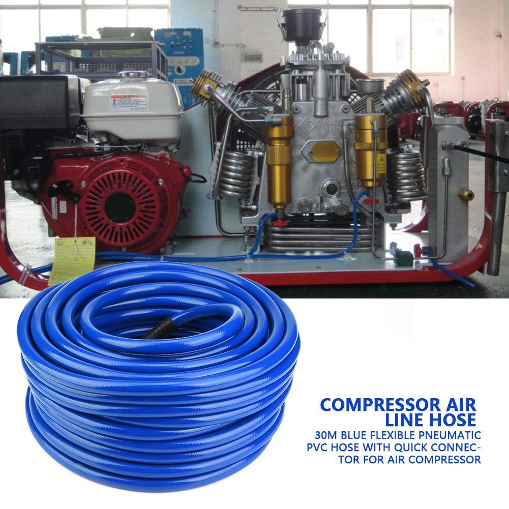 Tubo In Gomma Per Compressore 6x14 Mm – Flessibile, Per Aria Compressa E Raccordi A Baionetta, Service Line - Foto 4