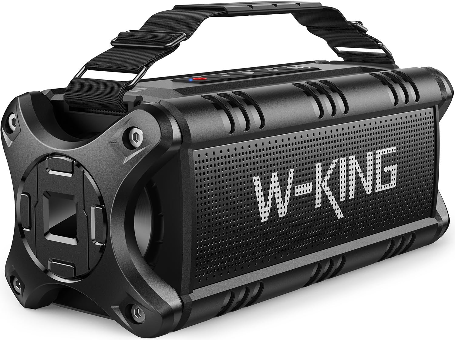 W-KING 90W Max Bluetooth Speaker, IPX6 Waterproof Portable Speakers Wireless Bluetooth, 50W Deep Bass Loud Outdoor Speaker with 40H Playtime/Stereo Pairing/TF Card/AUX/NFC for Home Party,Camping,Beach