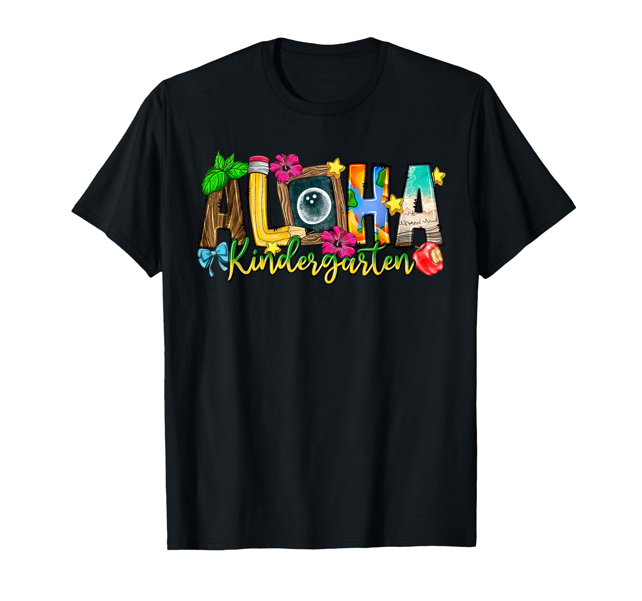 Photo 1 of ** ROYAL **Aloha Kindergarten Teacher Life Summer Beach Vacation School T-Shirt M