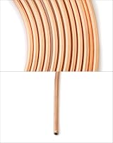 QWORK Copper Plated Brake Pipe 3/16 in x 25 ft with 16 Nuts OD 4.76mm ID 3.3mm view 4