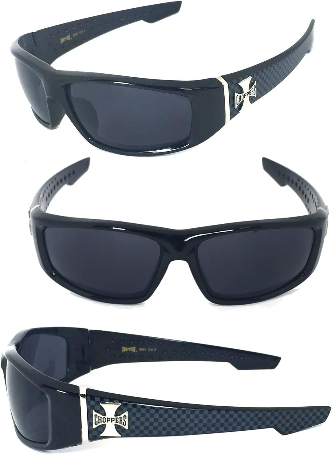 Choppers Sunglasses Blk 65 Black Black Amazon.co.uk Car & Motorbike