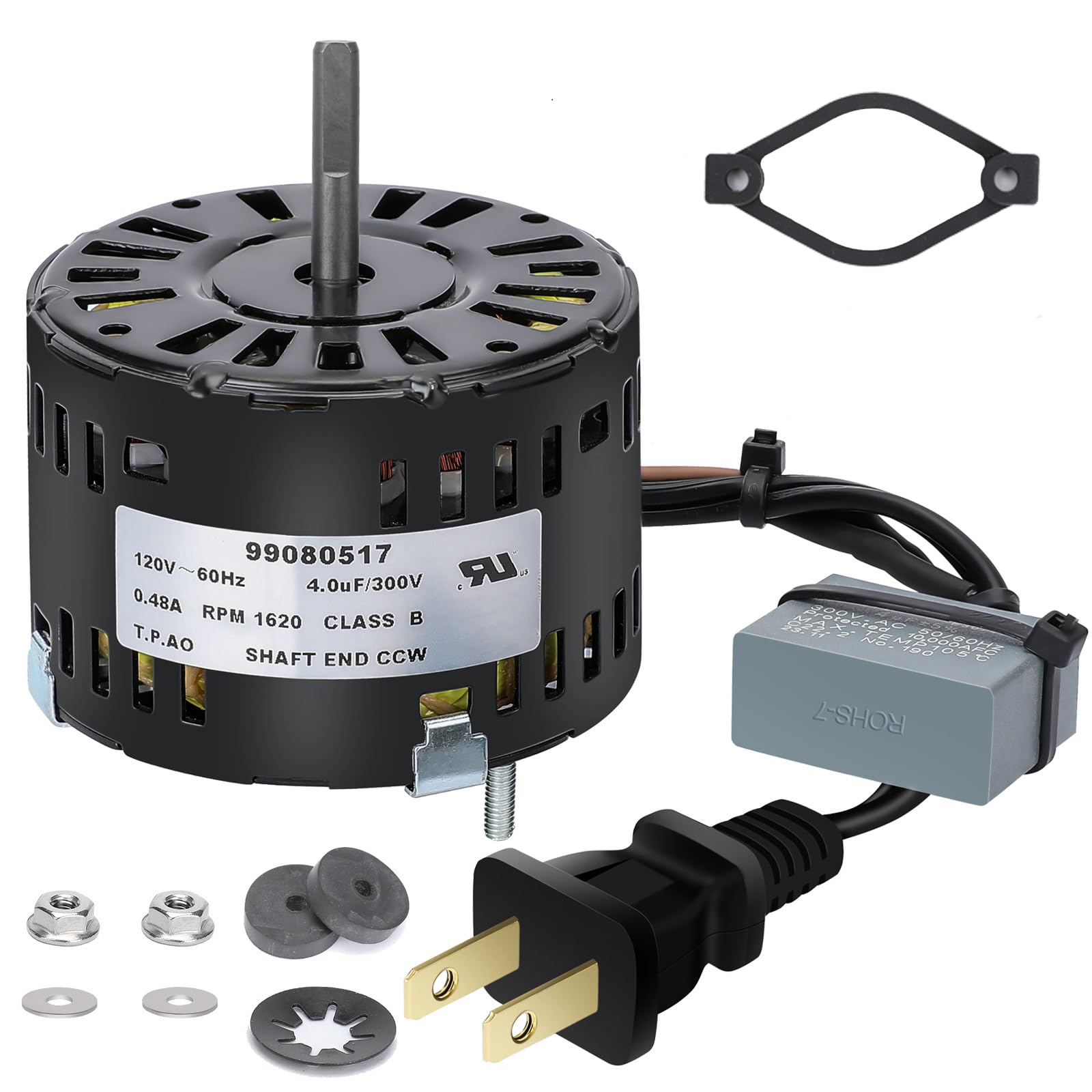 S99080517 99080517 Bathroom Fan Motor Replacement Parts - Quiet & Smooth Operation - Fits Models ...