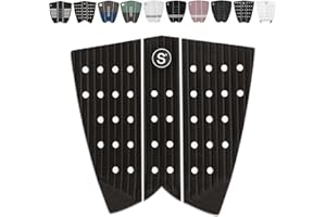 SYMPL Surf Traction Pad for Wide Surfboards • Fish & Grovel Boards • 3 Pieces • Maximum 3M Grip • Skimboards, Wakesurfs