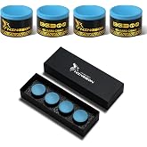 NINGSON Pool Cue Chalk, Nano Billiard Chalk Round Cue Chalk, Smooth Low Residue Pool Chalk, Reduce Miscue, Durable Long Lasting Chalk for Pool Table, Bars, Clubs &amp; Home