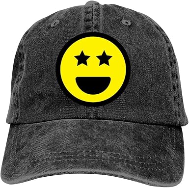 smiley face baseball cap