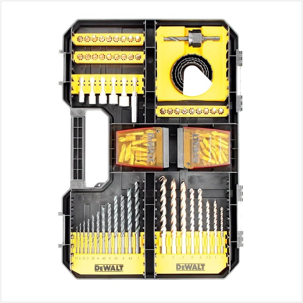 DEWALT High Performance Drill Drive Set (100 pc.), Fits Tstak IV Drawer, DT71569-QZ, Multi-colour, 25 cm (W) x 6.3 cm (L) x 15 cm (H) - Image 5