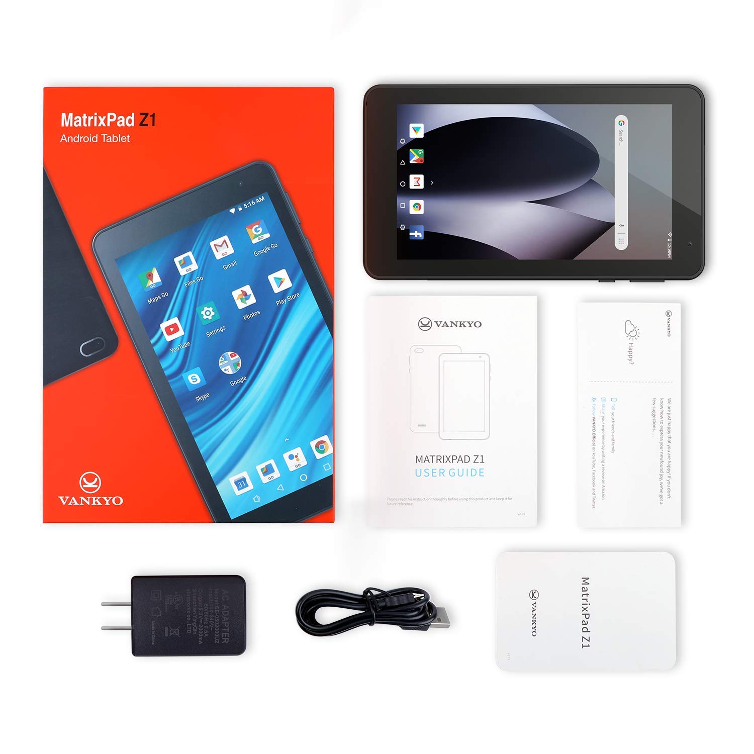 Vankyo MatrixPad Z1 7 inch Tablet, Android 8.1 Oreo Go Edition, 32GB