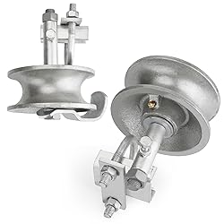 Sliding Gate Rollers, 5" Rear Pipe Track Wheels for