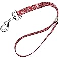 Country Brook Petz - Red Bandana Spring Loaded Grooming Loop Featuring Unique Designs for Any Style (5/8 Inch Wide, 16.5 Inch)