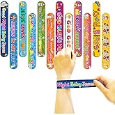 NovaHance 36 Pcs Bible Verses Religious Christian Slap Bracelets Party Favors, Wristbands Inspirational Motivational Christian Slap Bracelets Sunday School Supplies