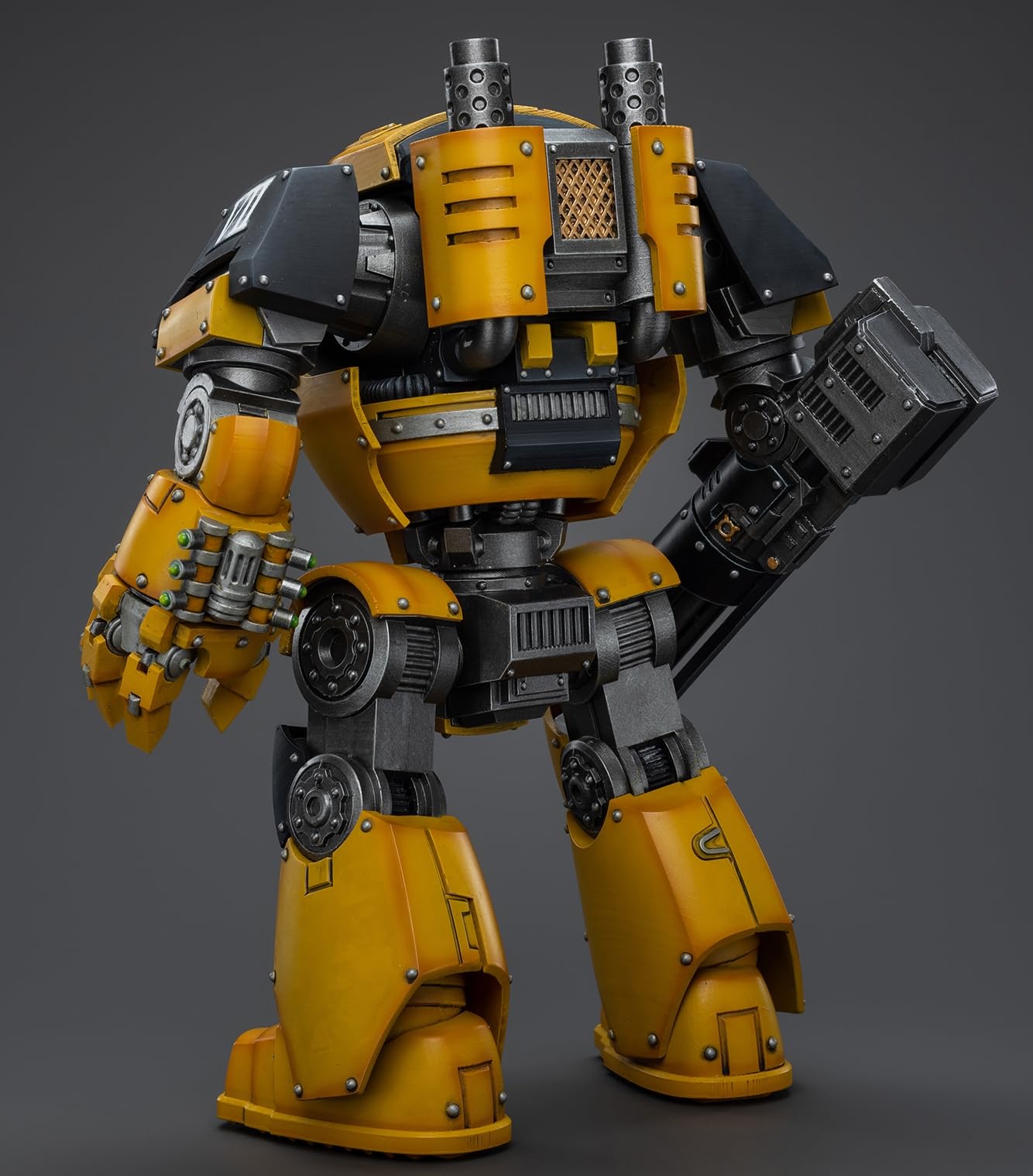 HiPlay JoyToy Warhammer The Horus Heresy Collectible Figure: Imperial Fists Contemptor Dreadnought 1:18 Scale Action Figures JT9411