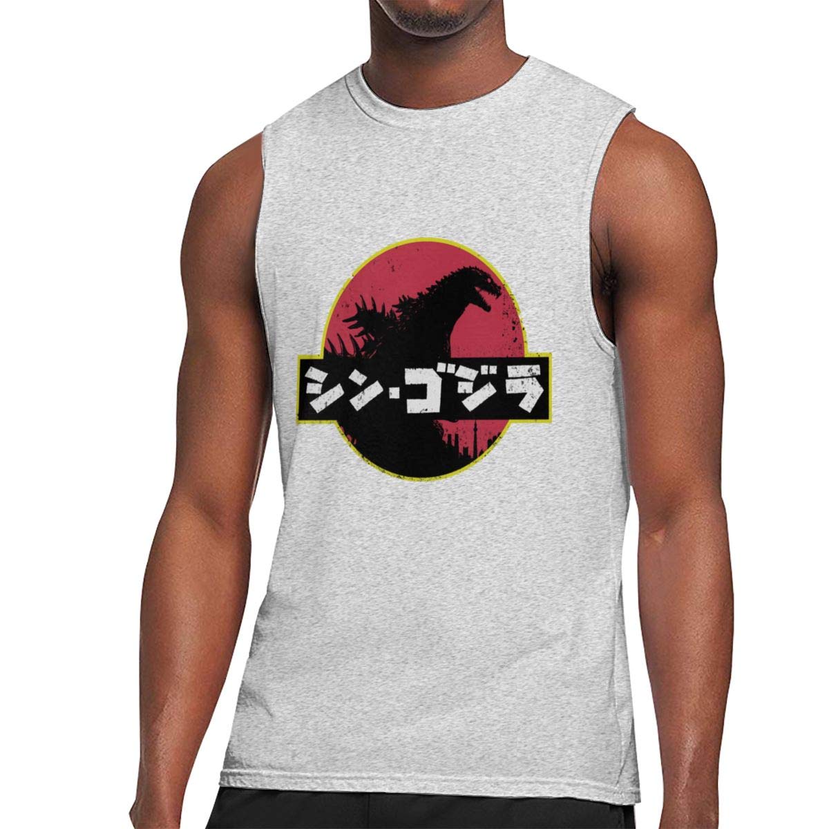 Luxendary Funny Hiking God-zilla Sleeveless Muscle Short Sleeve T Shirt