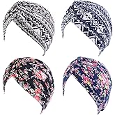 beauty YFJH Women's Cotton Turban Head Wrap Cancer Chemo Beanies Cap Headwear Cap Bonnet Hair Loss Hat