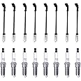 TICANEE 2014-2022 Spark Plugs and Wires for Chevy 5.3 4.8L 6.0 6.2 LS V8, 41 114 Spark Plugs Compatible with Silverado Tahoe Avalanche GMC Yukon Sierra 12622441