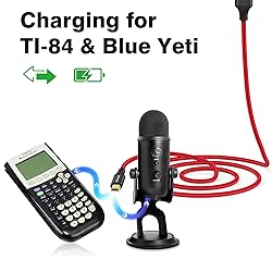AGVEE 2 Pack 6ft Mini USB Cable, Braided Durable