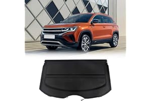ACERIDE Cargo Cover Compatible with Volkswagen VW Taos 2022-2024 Accessories Trunk Cover Retractable Trunk Shielding Shade Cargo Luggage Cover