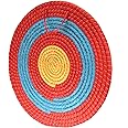 AUVIM Archery Targets for Backyard Hand-Made Straw Archery Target for Recurve Bow Compound Bow or Longbow 20 Inches Traditional Bow Arrow Target for Kids Youth Adult Archery Hunting Practice