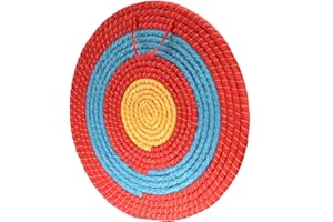AUVIM Archery Targets Straw Solid Hand-Made Archery Target for Recurve Bow Compound Bow or Longbow 20 Inches Traditional Bow Arrow Target for Kids Youth Adult Archery Hunting Backyard Practice