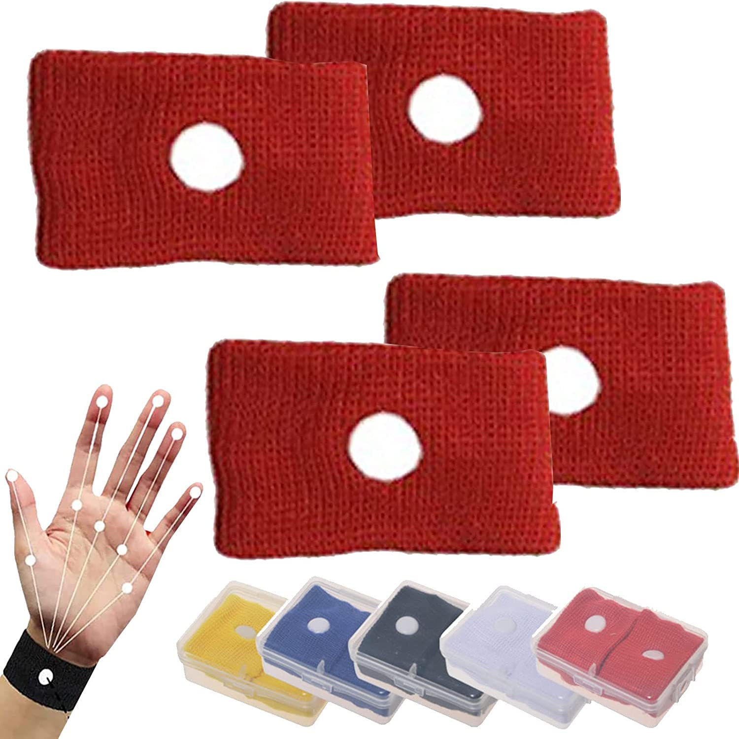 WeiMax Sugar Control Wristband, Healthify Sugar Control Therapeutic Wristband (Red)