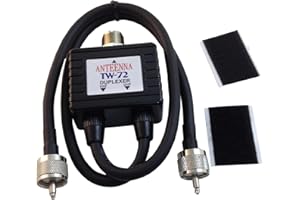 Anteenna TA-72 Duplexer SO-239-PL-259(VHF)/PL-259(UHF) with Cable (Black)