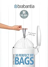 Brabantia Bin Liner H 50-60 L 30 Bags Tailored-to-Fit Waste Bin Liners view 2