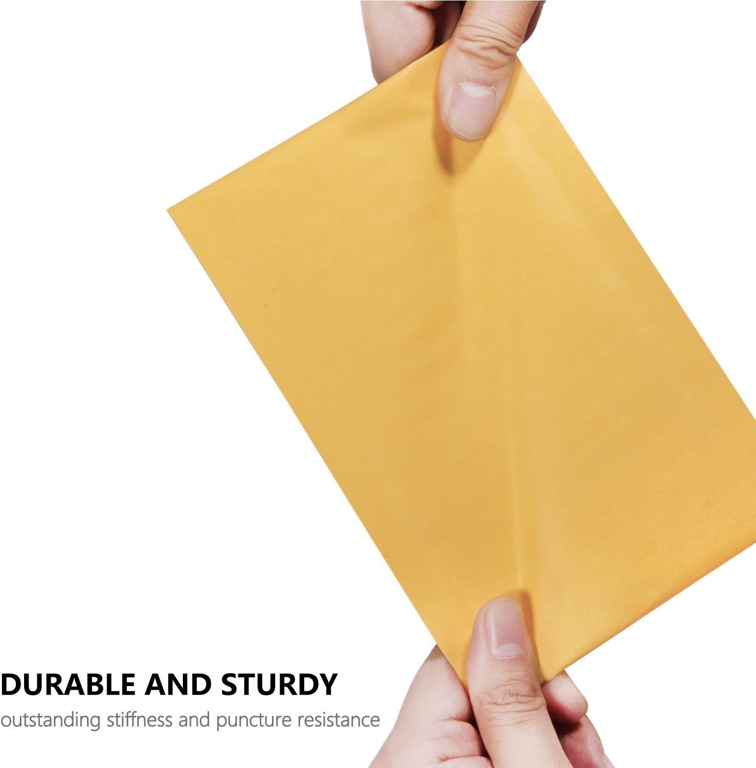 HBlife 4x8 Inches Kraft Bubble Mailers Self Seal Padded Envelopes, Pack of 50 : Office Products