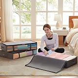 Lifewit 65L Under Bed Storage Bags 3 Pack with Front Window Grey view 9