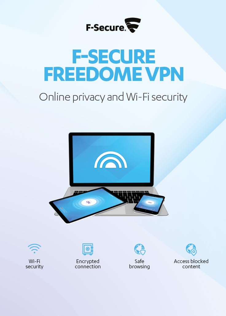 F-Secure FREEDOME VPN - 1 year / 1 device [Online Code]