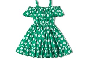 VINUOKER Toddler Baby Girls Summer Dress Chiffon Princess Tutu Dress Floral Beachwear Suspender Sundress Skirt Little Girl Clothes