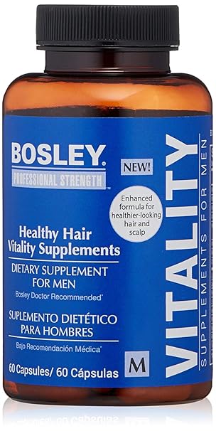 Bosley Professional Strength Hair Supplement For Men Amazon Ca