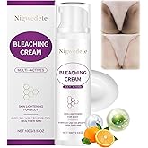 Skin Bleaching Cream with Vitamin C, Intimate Area & Body Faded for Dark Spots, Fast Lightening for Armpit, Inner Thighs, Knees and Elbows, Sensitive Skin and Bikini Line (3.52 fl.oz)