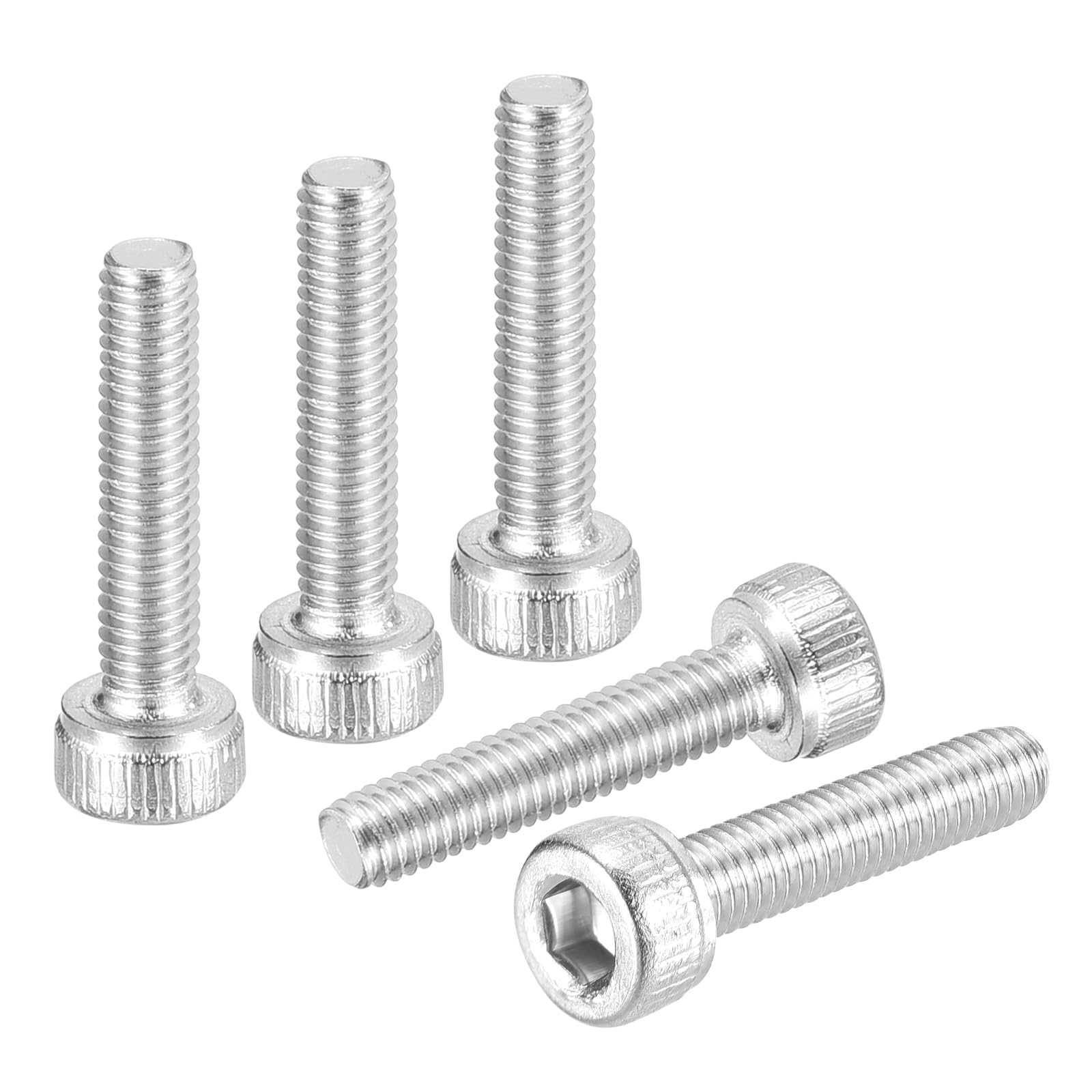 DTGN M3-0.5x14 Socket Head Cap Screws Bolts - 100Pack - Good for Road Bicycle, Mountain Bike, Auto, Motorcycle - 304 Stainless Steel Hex Head Metric Screws - Silver