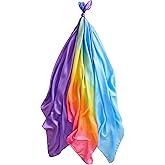 Sarah's Silks Set of 3 Playsilks | Rainbow, Sky Blue, and Purple