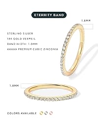 PAVOI 18K White Gold Vermeil 925 Sterling Silver