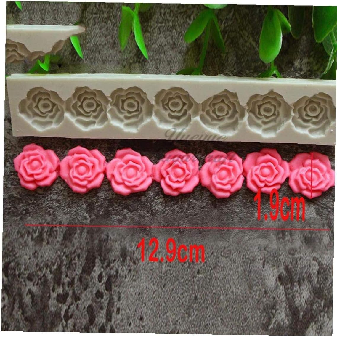 CULER Silicone Rose Flower Mold Fondant Mold Cake Decorating Tools Chocolate Gumpaste Mold Baking Tools