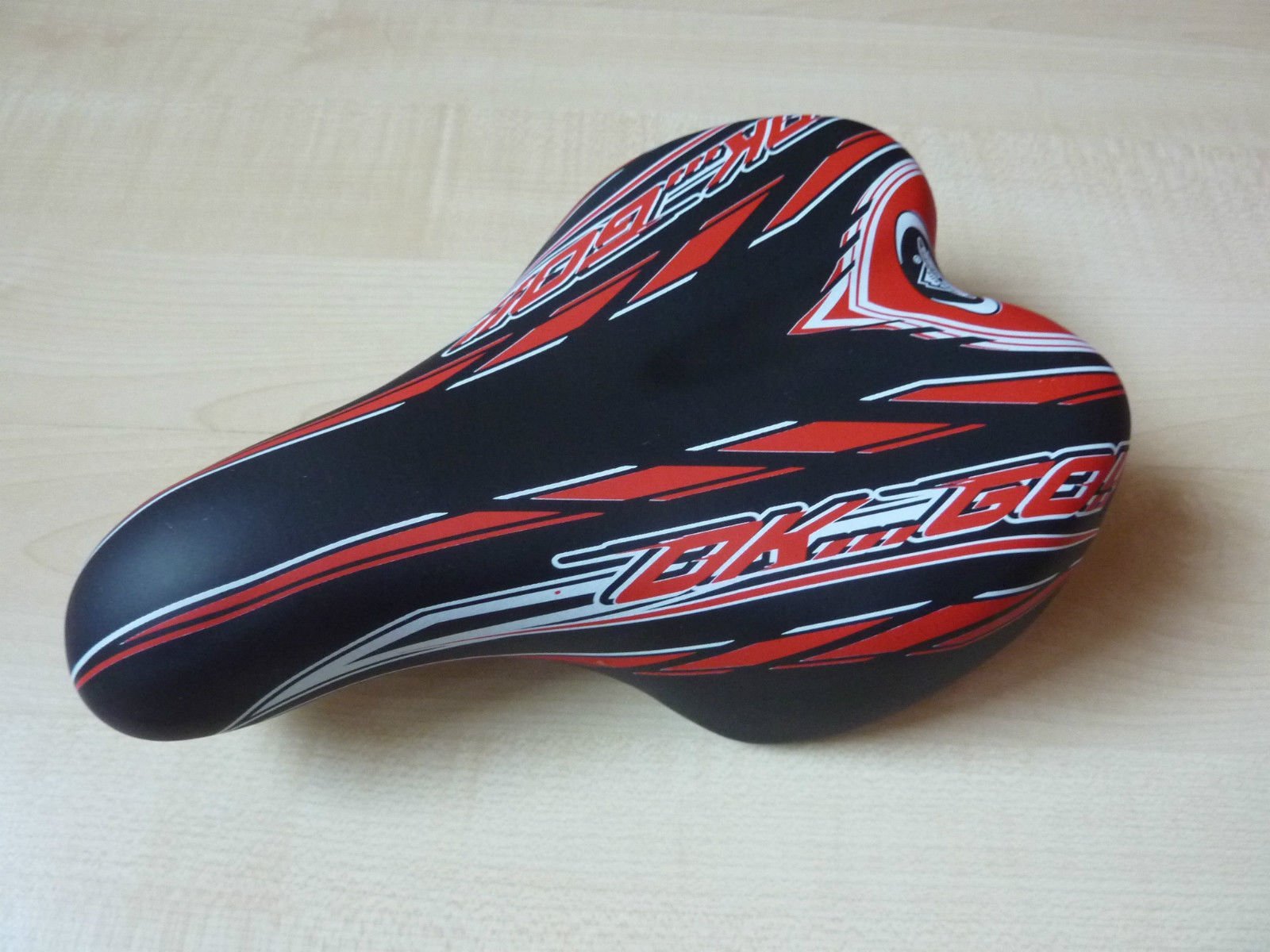 OK-GO kids' bicycle seat., 123456, black/red