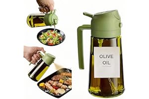 BYXAS Kitchen Accessory Portable Oil Dispenser Spray and Pour Design for Effortless Cooking Control in Home or Outdoor Use