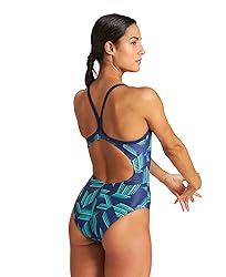 ARENA Puzzled Light Drop Back Women's One Piece