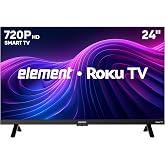 Element 24-Inch 720P HD Roku Smart TV, Compact Screen | Enjoy convenient 24-inch HD entertainment with built-in Roku streaming for movies, shows, live TV, sports and more.