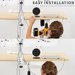 VIVO Under Desk 17 inch Cable Management