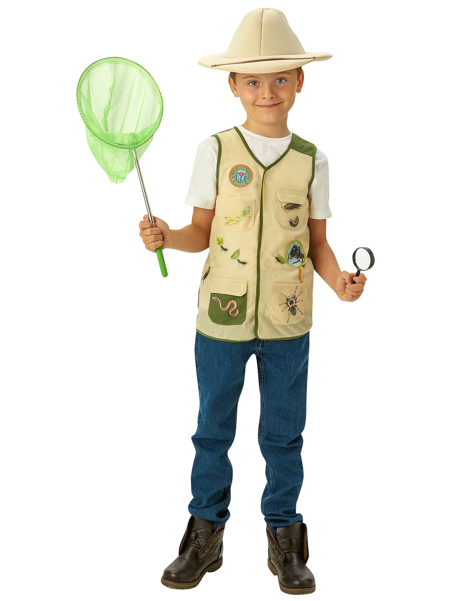 Rubies Official Bug Explorer Safari Hunter, Book Day Wildlife Costume, Childs Size Small Age 3-4 Years Halloween Halloween