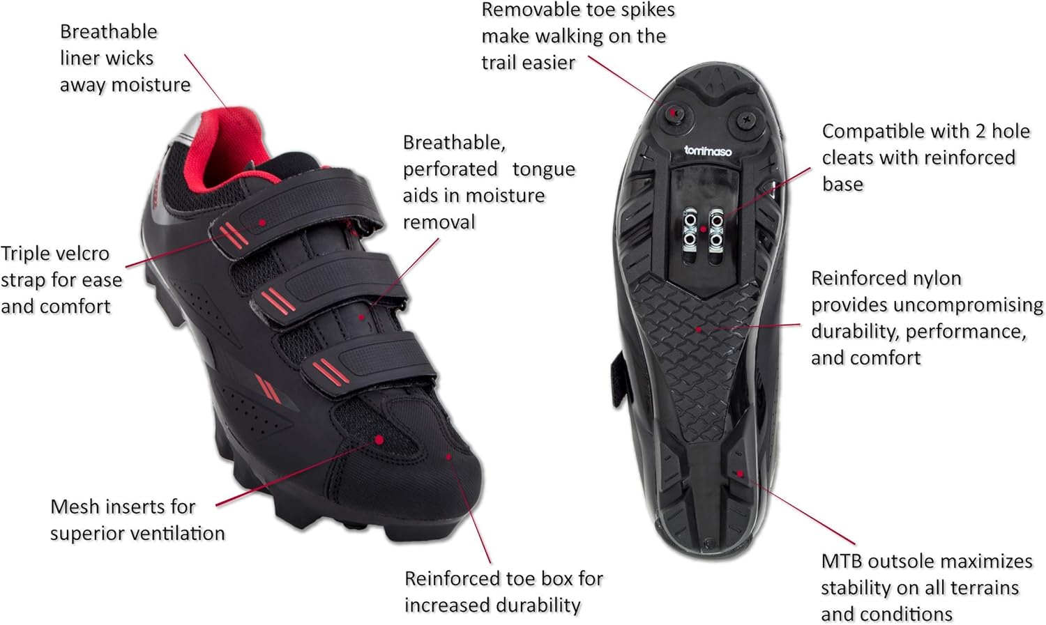  | Tommaso Terra 100 Women's Mountain Biking, Spin, Indoor Cycling, Road Cycling SPD Compatible Shoe | Cycling