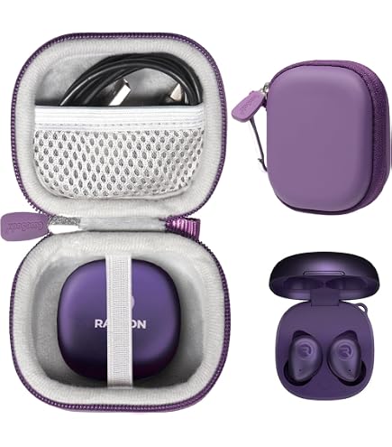 RAYCON Essential Open Earbuds パープル 未使用 Amazon.com: Case for Raycon Essential Open Earbuds– Liquid