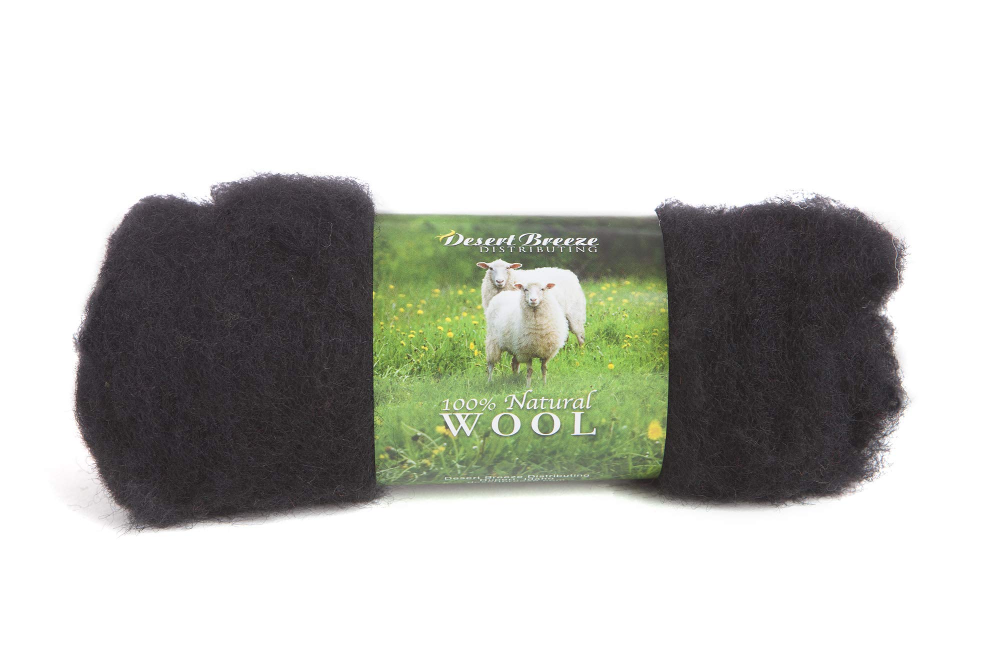 Color Ebony Black Maori Wool A Special Blend of New Zealand Wools by